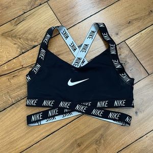 Nike Indy Logo Sports Bra | Size Small